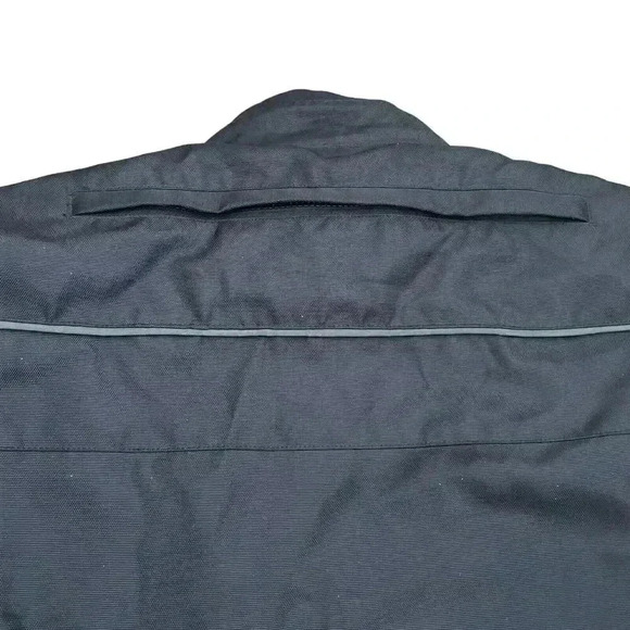 Mens Teknic Motorcycle Jacket Black Armored Size XL Waterproof - Picture 10 of 11